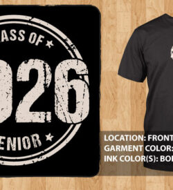 Senior 2026 T-Shirt - Black
