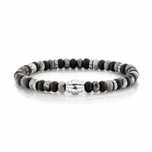 Style X- Beaded Black Onyx & Labradorite Bracelet